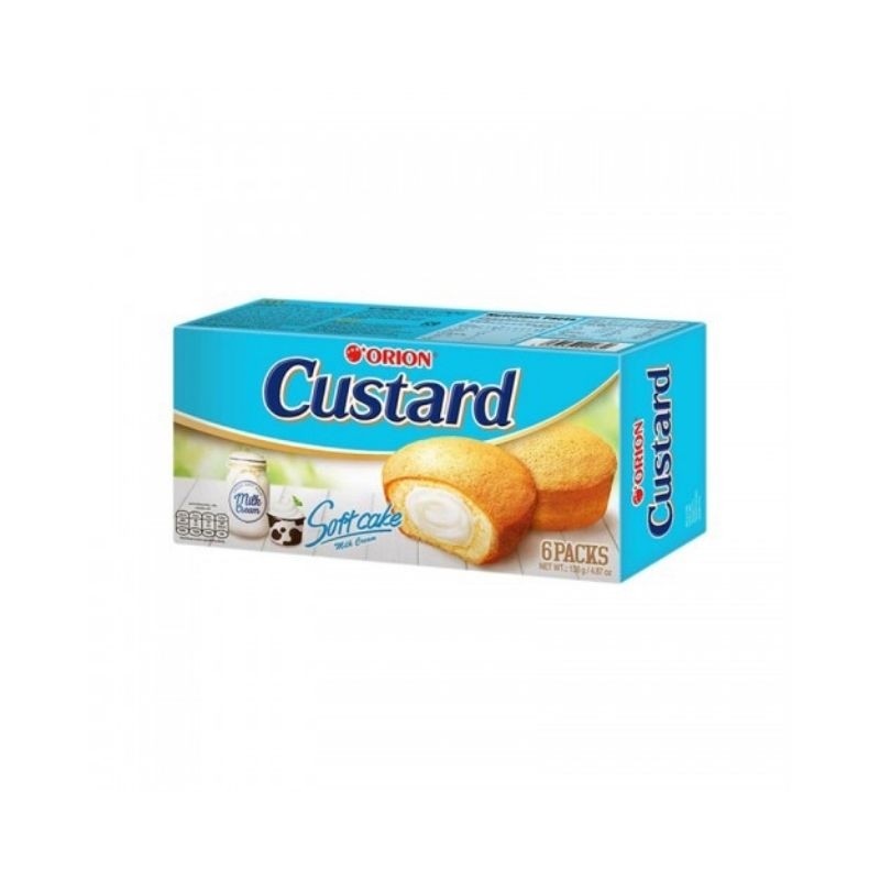 Orion custard soft cake Orion milk cream custard cupcakes muffin packet