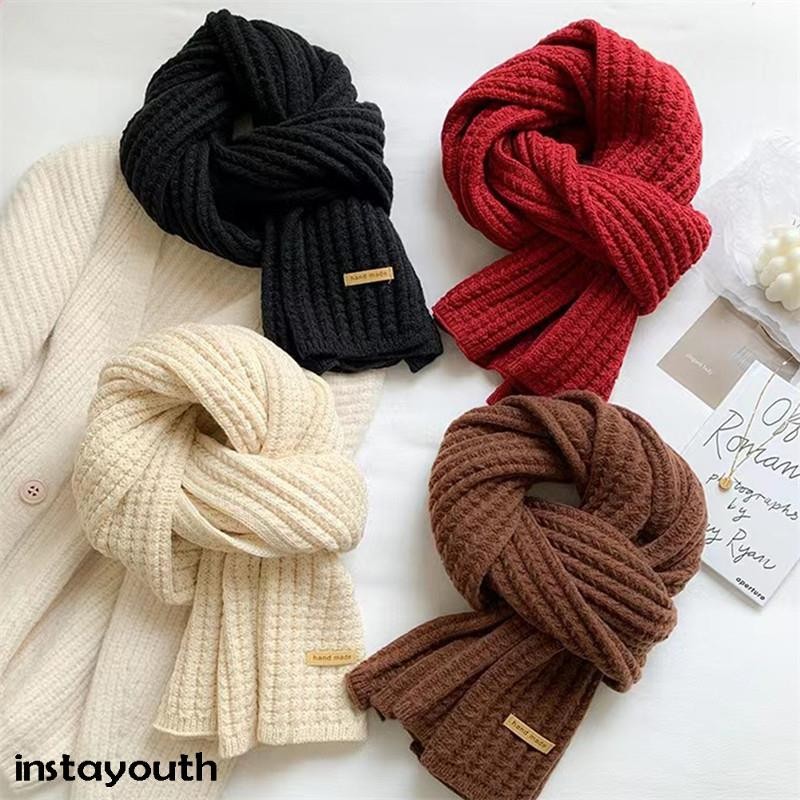 Christmas Women Winter Scarf New Korean Woolen Scarf Lovers Men And ...