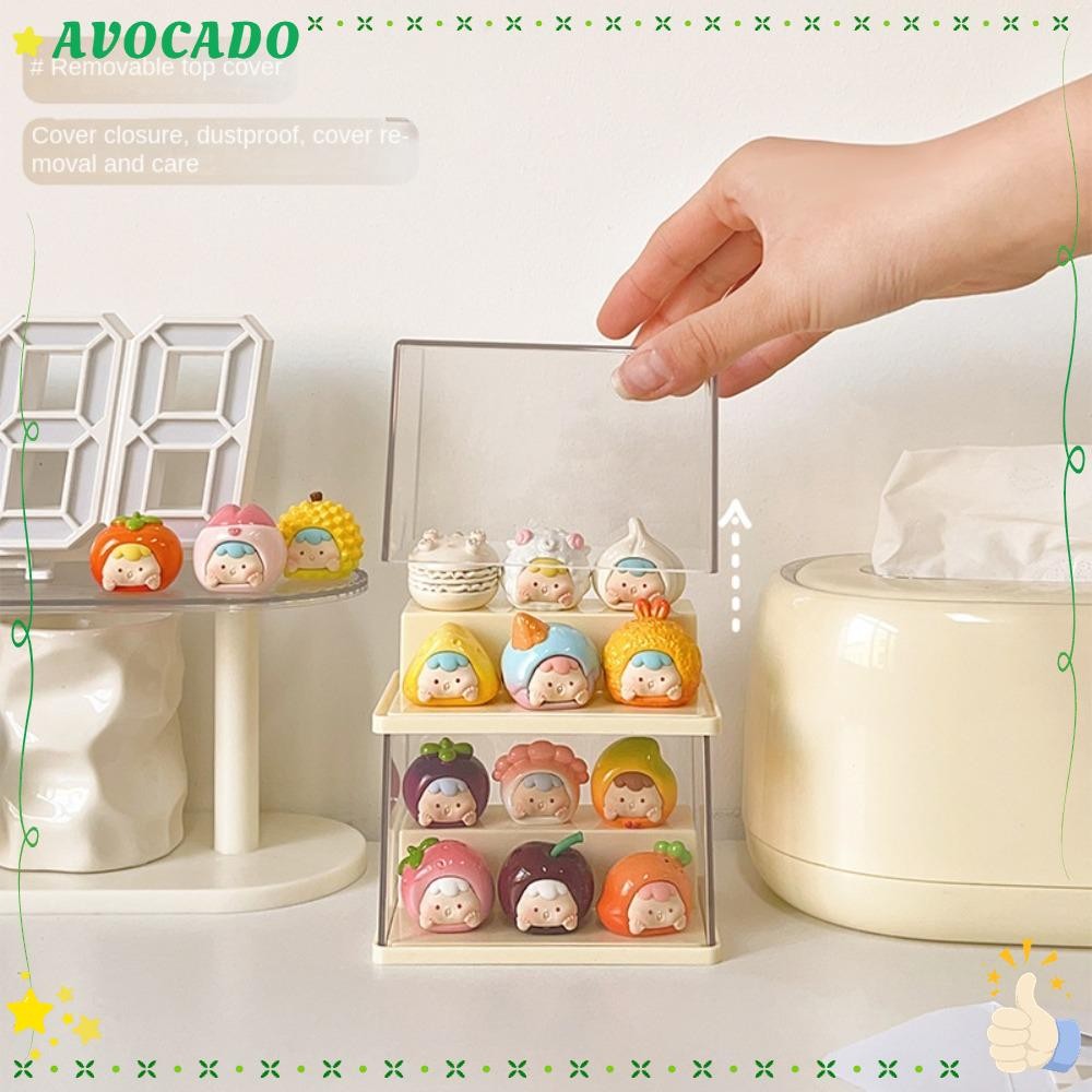 AVOCAYY Doll Figures Storage Box, DIY Removable Pop Mart Box Showcase ...