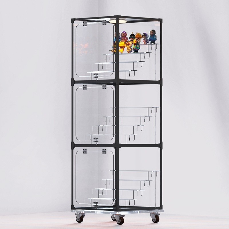 Display Cabinet Bookshelf Cabinet Handmade alloy storage cabinet ...