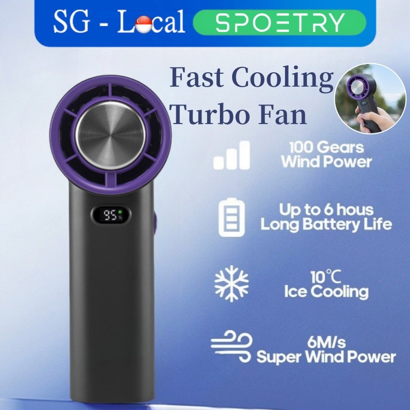 SG Local - Fast Cooling Turbo Fan 100 Speed Strong Wind Fan USB ...
