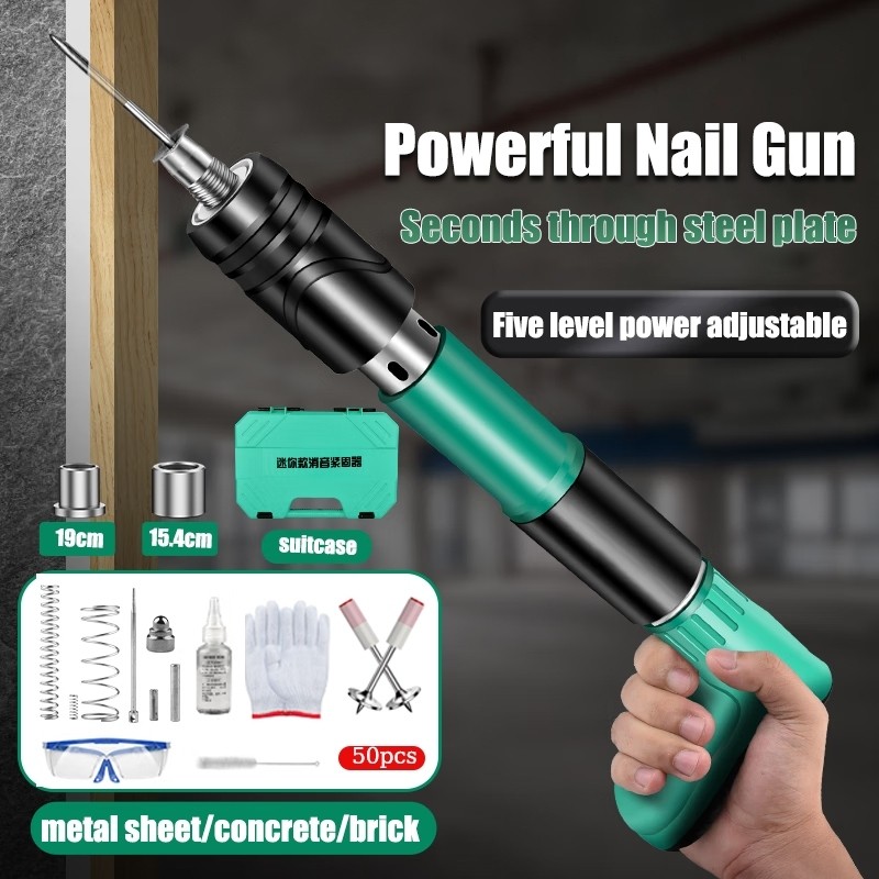 【5 Year Warraty】Nail Gun Manual Steel Cordless Tufting Gun Ceiling ...