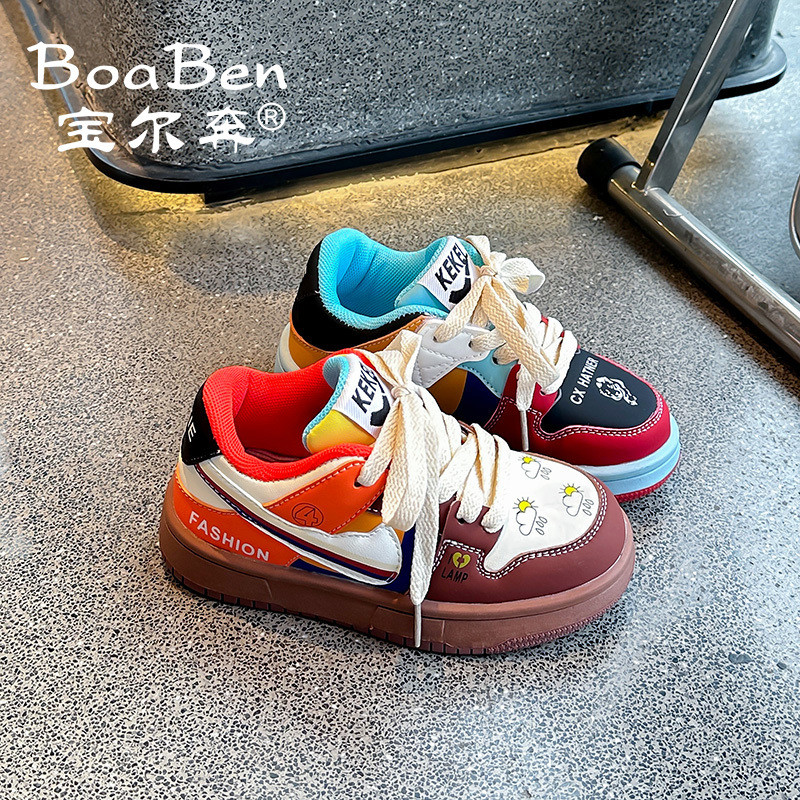 Polbon Children s Mandarin Duck Shoes 2024 Autumn New Style Boys Two Color Mandarin Duck Sneakers Girls Low Top Sports Sneakers 8.29 Shopee Singapore