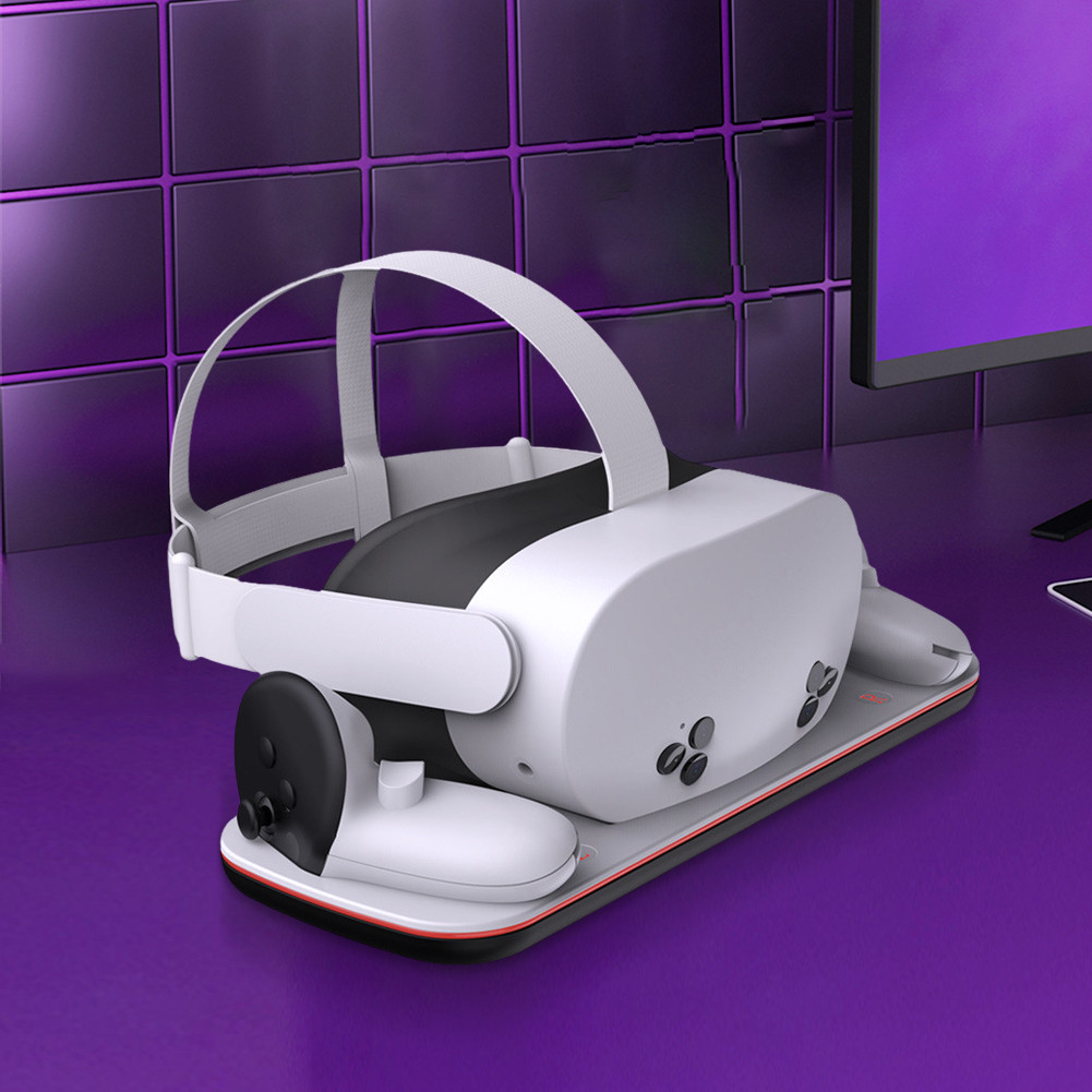(rain) Charging Stand Charging Dock for VR Headset & Controllers with ...
