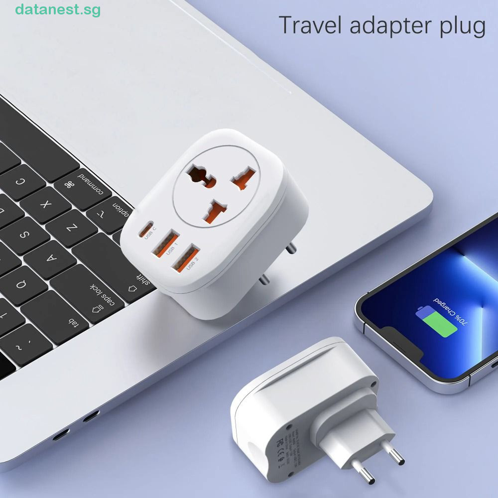 DATANEST Multi Socket, Fast Charging USB Ports Power Socket ...