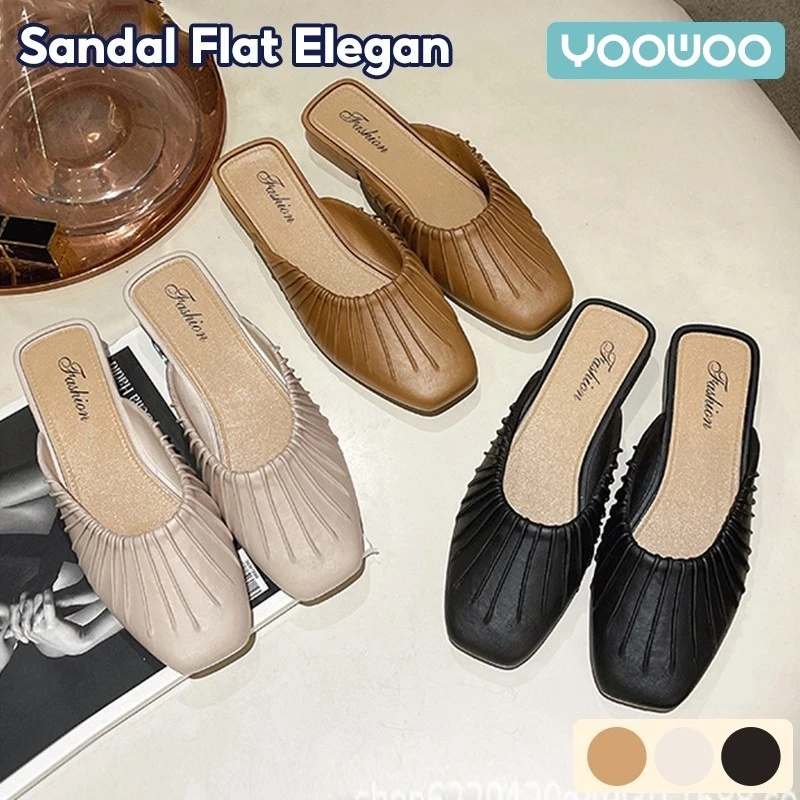 YooWoo Sandal Wanita / Sandal Wanita Kekinian / Sandal Wanita Korean Style / Sandal Wanita Terbaru 2026 / Sandal Wanita Elegan
