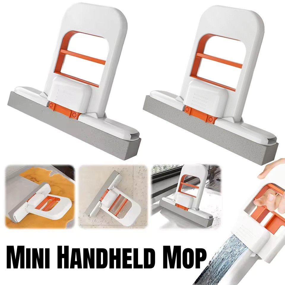 Mini Handheld Mop No Wash Hand Cleaning Indoor Dual-use Small Cotton ...