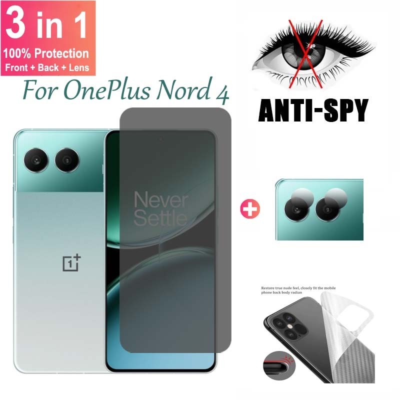 in Anti-peeping Glass for OnePlus Nord 5G Privacy Screen