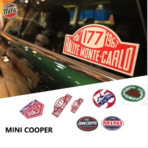 Mini COOPER Sticker COUNTRYMAN CLUBMAN F54 F55 F56 Car Shell Retro ...