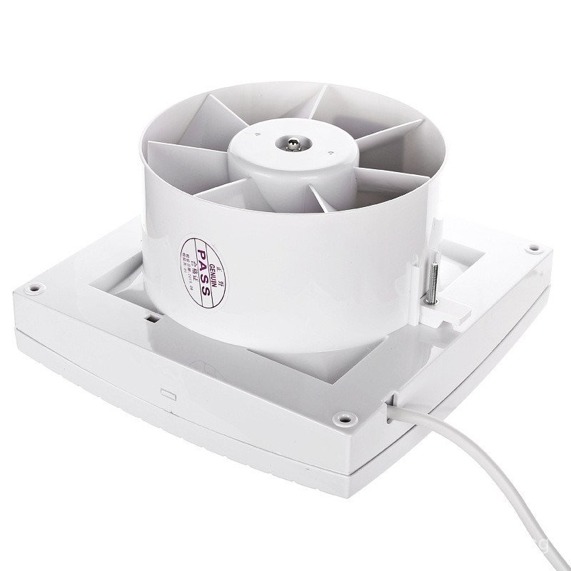 Masano6Inch Glass Exhaust Fan Toilet Bathroom Ventilation round Cabinet Kitchen Ventilating Fan ...