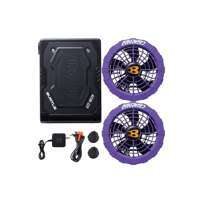 BURTLE] Color Fan + 22V Battery Set AC08+AC08-2 AIRCRAFT AIRCRAFT Made by  Kyocera 2024 model Battery color: 78 mat black / Fan color: 72 metallic  gold | Shopee Singapore