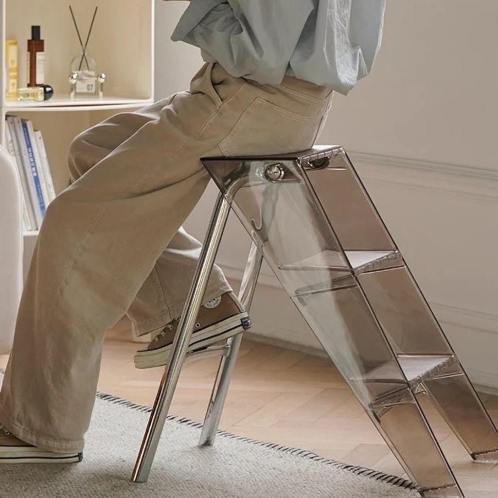 YICHANG Transparent Ladder Nordic Ins Styles Two Three Four Five Step ...