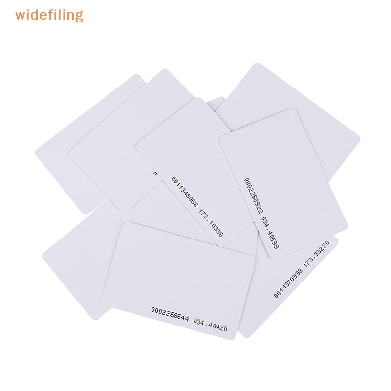 widefiling 10pcs TK4100 125kHz RFID Cards Proximity ID Cards Token Tag ...