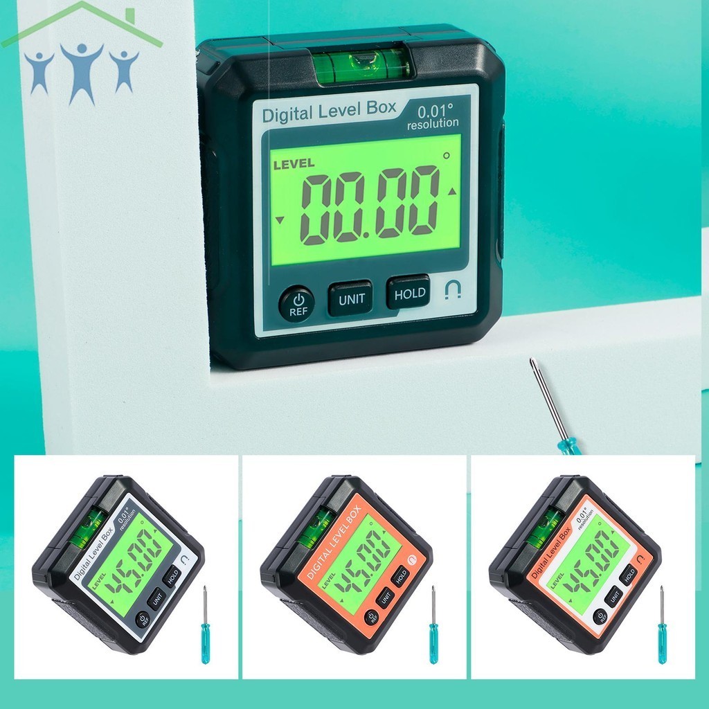 Digital Angle Finder Portable Digital Angle Gauge Magnetic Protractor ...