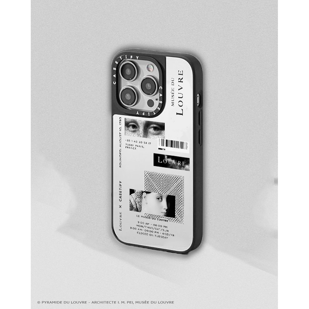 CASECASE X Louvre Monochromatique Case Magnetic suction CASECASE X Louvre Monochromatique Case Magnetic suction