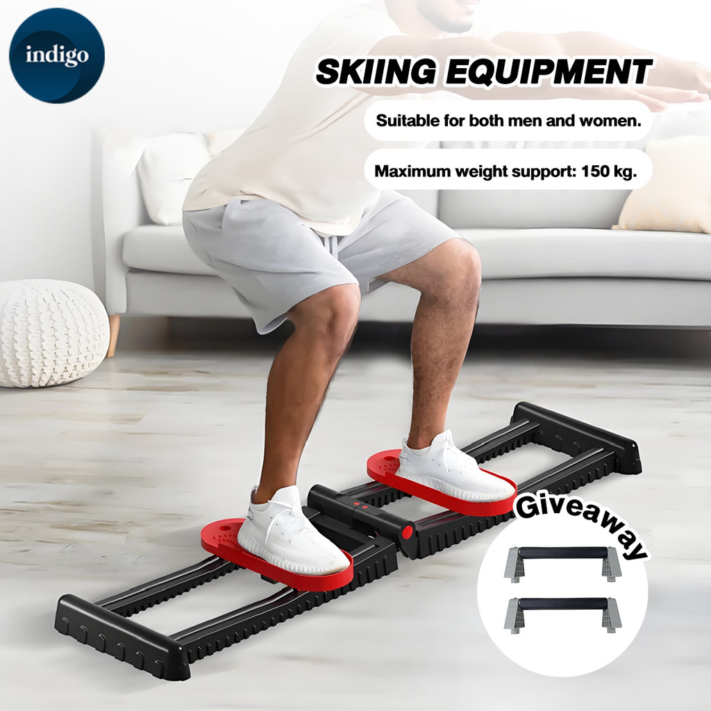2 in 1 Ski Machine Push Up Board Skiing core Training Leg Aerobic ...