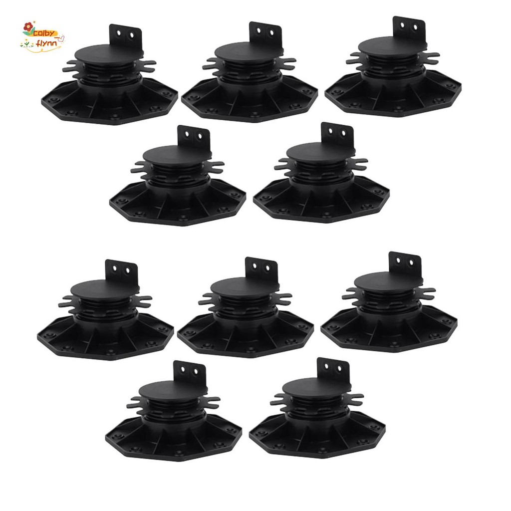 10Pack Adjustable Deck Support Pedestal Deck Foundation Base Support ...