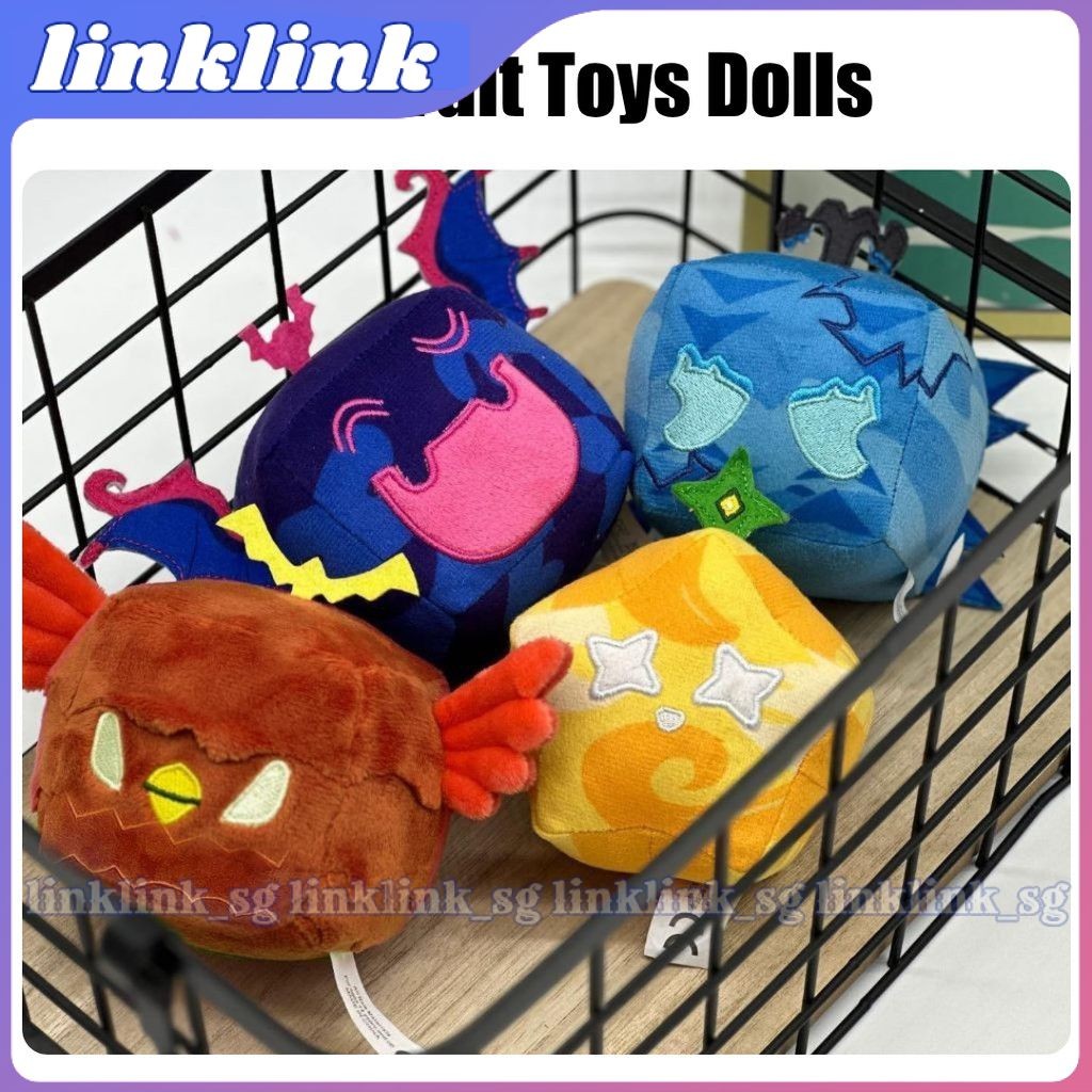 ready Stock】blox Fruits Game Teddy Bear Dolls Fruit Game Roblox