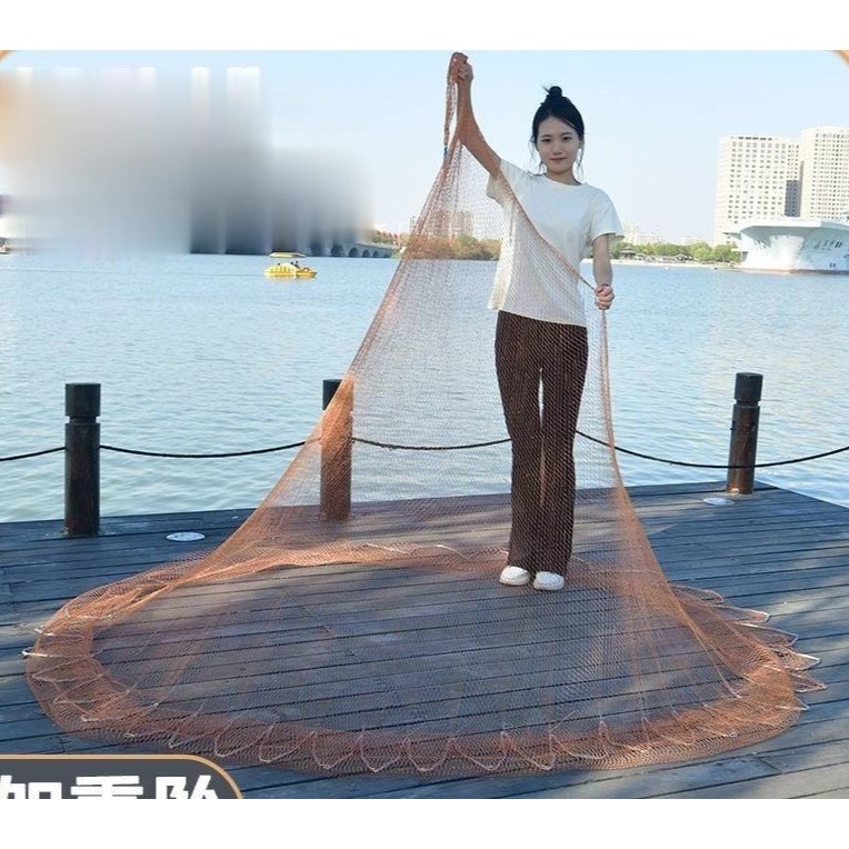8feet 1inch Hand Throwing Network, Hand Throwing Fishing Network, Hand ...