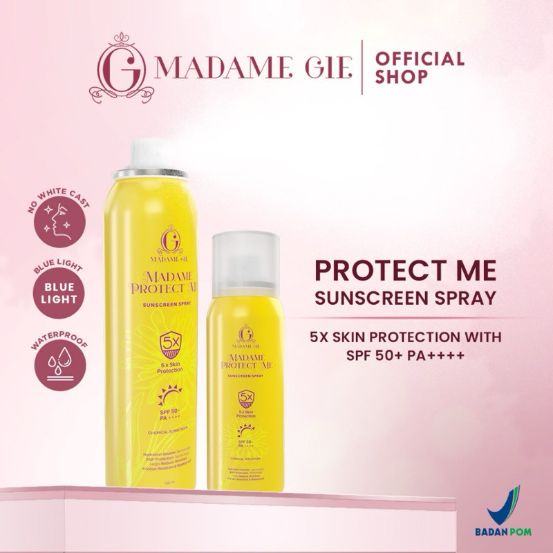 Madame Gie Sunscreen SPF 30 PA +++ With Calendula -Tinted Sun SPF 50 PA ++++ / Merah Jingga Official - Gambar 4