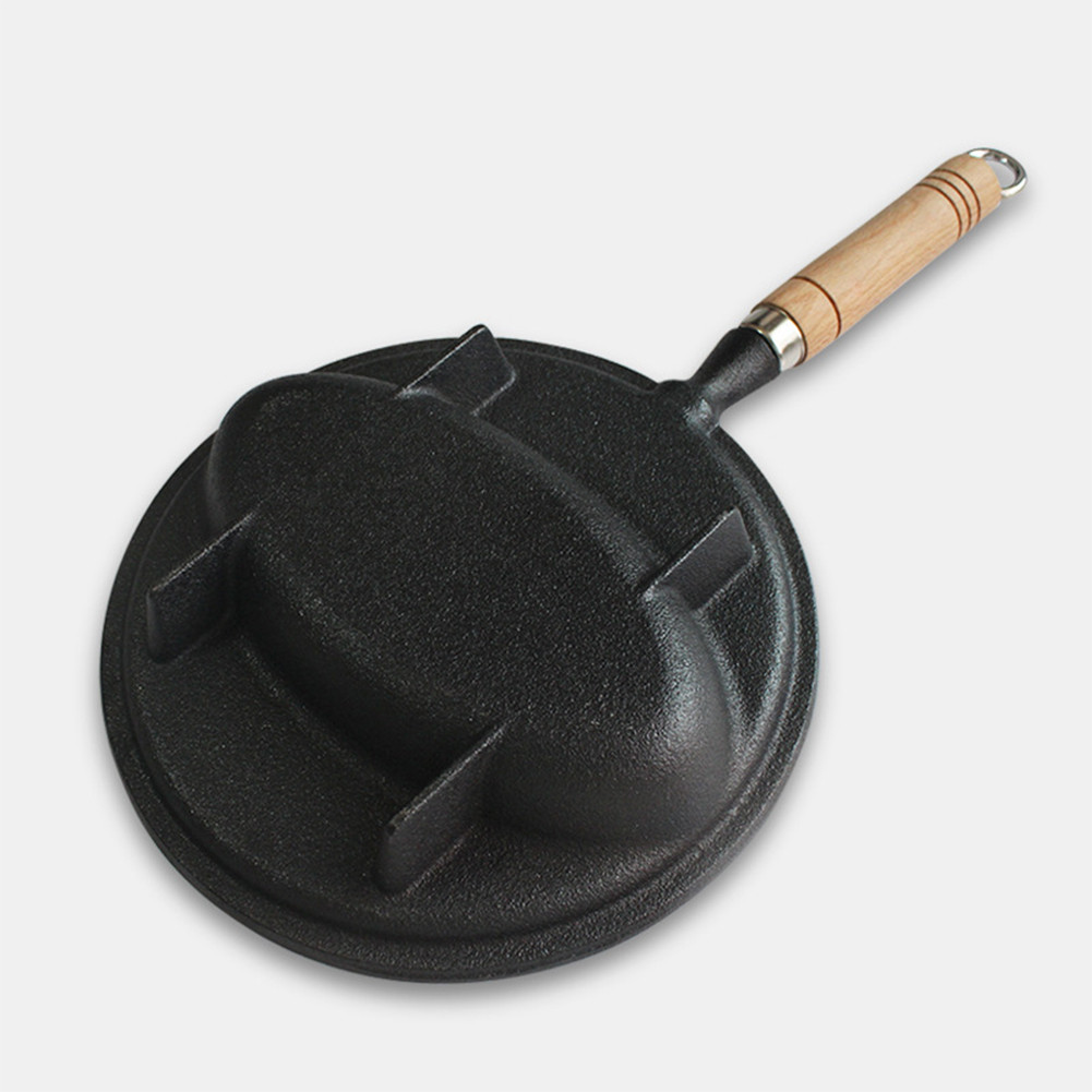 Cast Iron Frying Pan with Handle Omurice Cooking Pot Pancake Mold ...