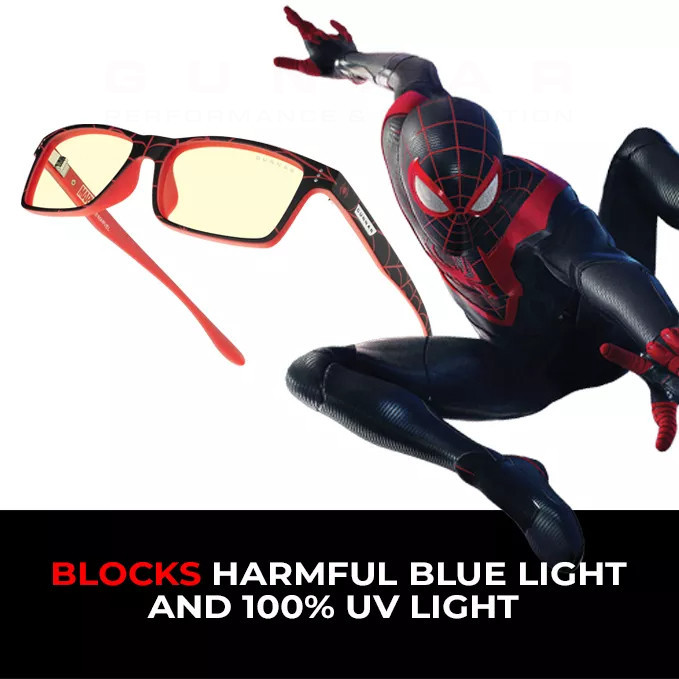 GUNNAR Cruz Marvel Spider-Man Miles Morales Edition Anti Blue Light ...