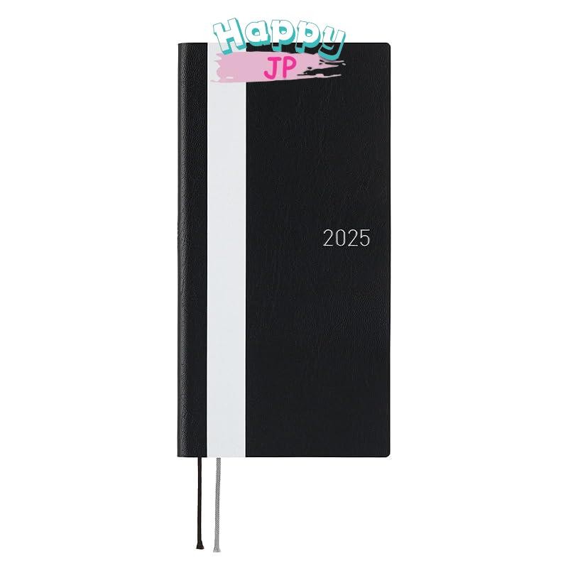 hobonichi 2025 weeks White/Black 1st Edition Weekly Planner Slim