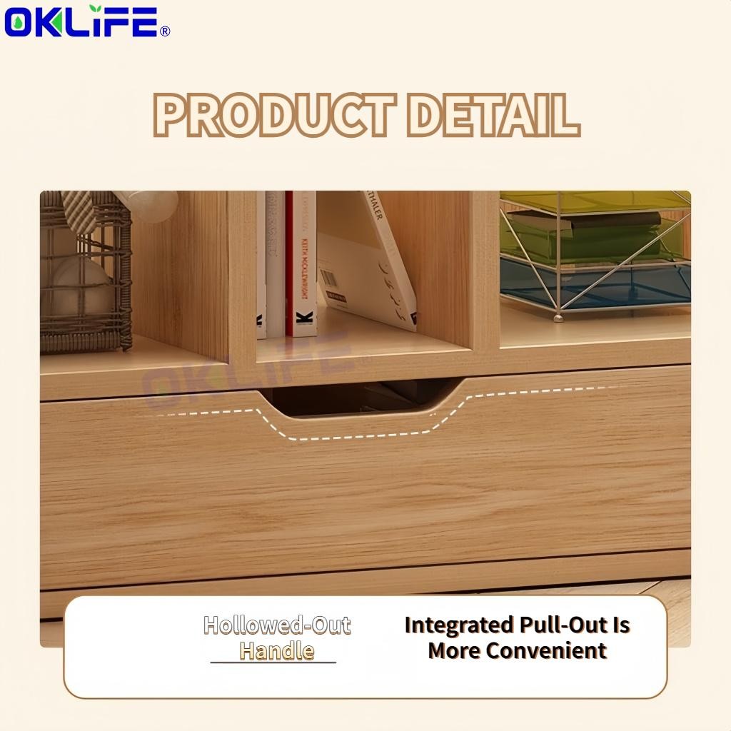 Narrow Floor-to-Ceiling Storage Bookshelf and Office Display Cabinet view 3