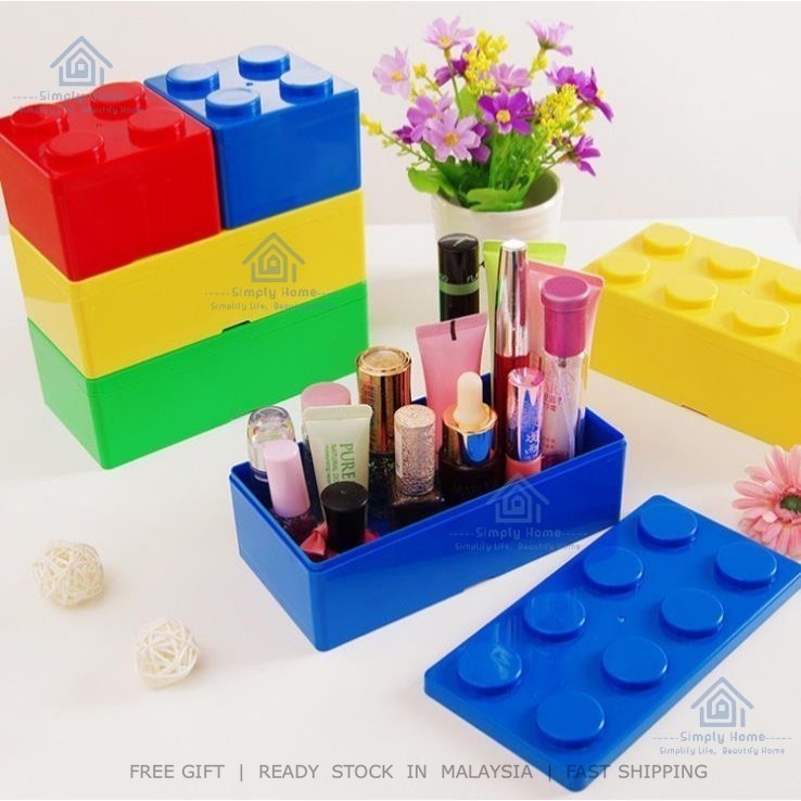 Building Block Shape Plastic Storage Box Superimposed Box Container Box ...