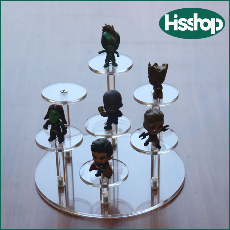Acrylic transparent model stand, model display rack, Popmart display ...
