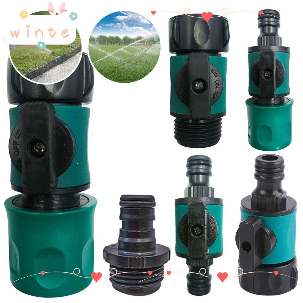 WINTE Water Hose Coupling, Switch Plastic Valve Hose Adapter, Watering ...