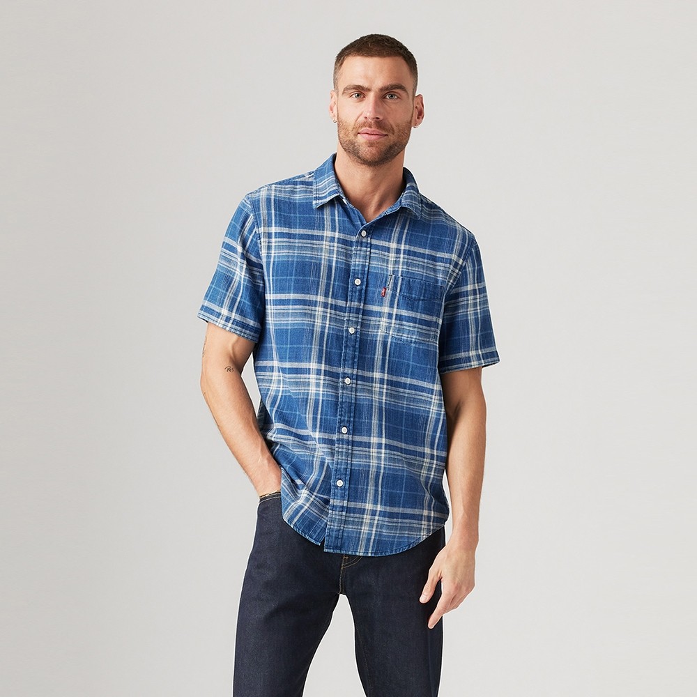Levi s Men s Short Sleeve Classic Standard Fit Shirt 86627 0230 Shopee Singapore