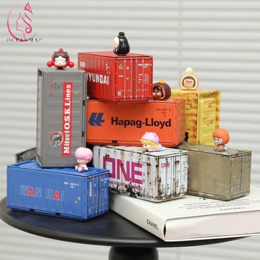 OCEANMAP Mini Iron Storage Box, Retro Industrial Style Collect Small ...