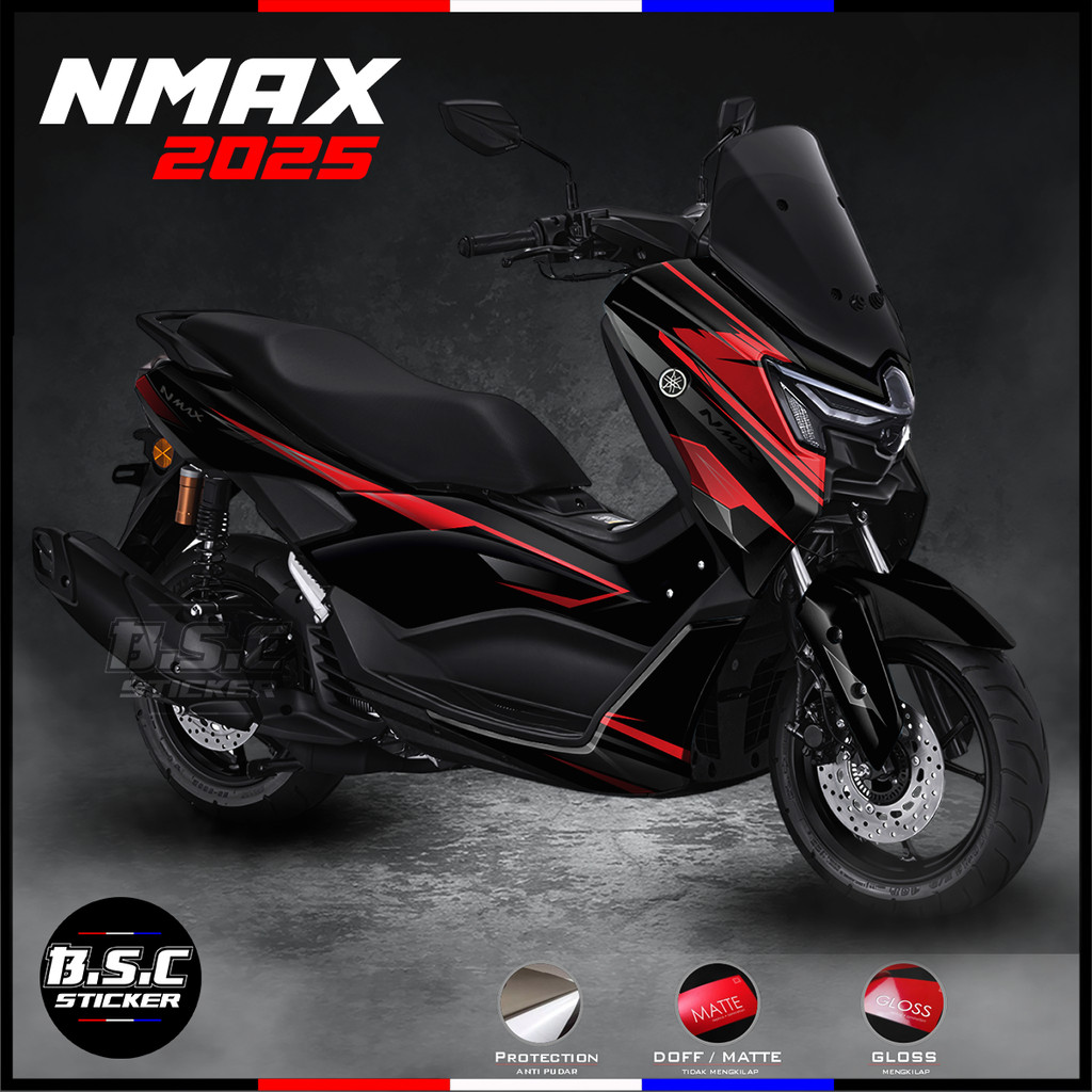 MERAH (COD) STICKER DECAL FULL BODY STICKER NEW NMAX 2025 NMAX TURBO ...