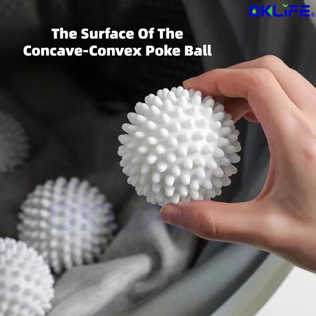 PVC Softener Drying Cleaning Ball Clothes Cleaning Magic Ball for Washing Machine Extra Large Washing Machine view 3