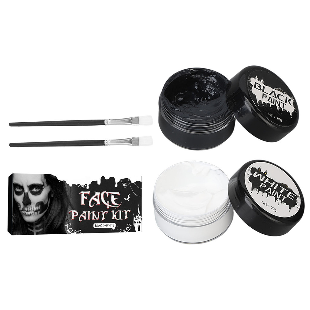HEO Halloween Cosplay SFX Makeup Makeup Black And White Set Oil Based
