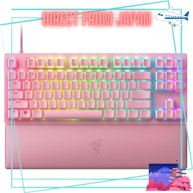 Razer Huntsman V2 Tenkeyless Linear Optical Switch Quartz Pink Gaming  Keyboard [Japan Shipment-日本发货]