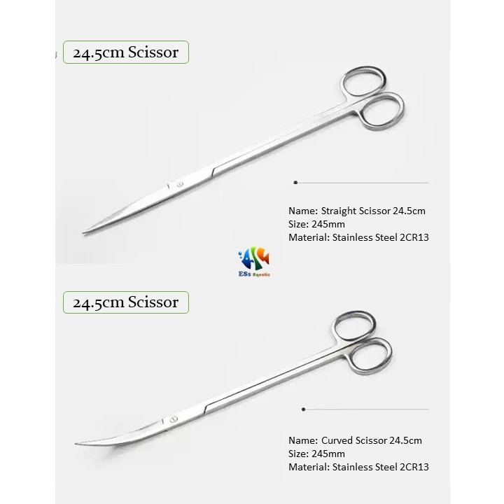 Stainless Steel Aqua Scaping Tools Aquarium Tweezers Sand Shovel ...