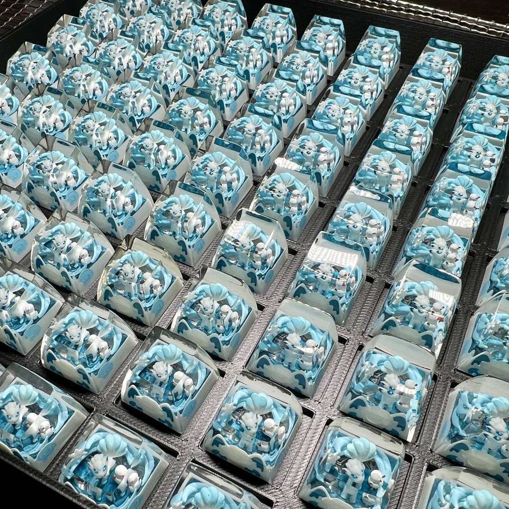 Pokemon Gengar Bulbasaur Drip-glue Keycap PBT Dragonite Togepi ...