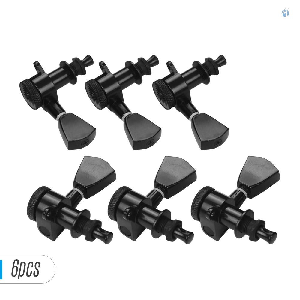 6 Pieces 3L3R Guitar String Tuning Pegs Locking Tuners Machine Heads
