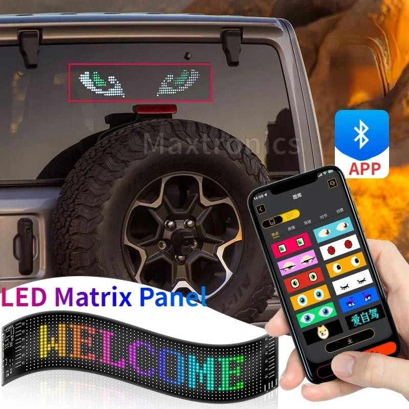 LED Matrix Pixel Screen Panel Multilingual DIY Programmable Pattern ...