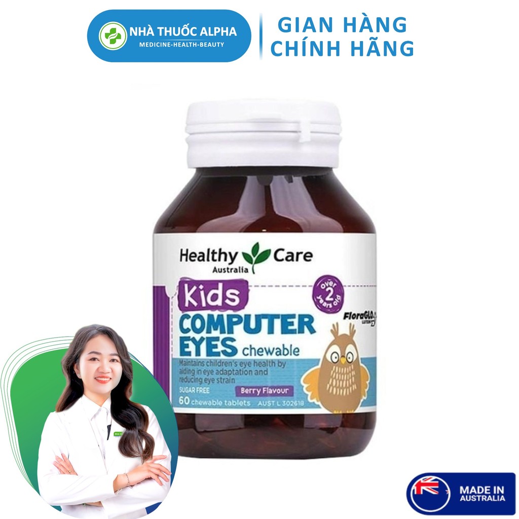 Healthy Care Kids Computer Eyes Chewable Tablets 60 Tablets | Shopee ...