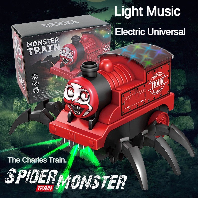 Charles Thomas Spider Train Choo-Choo Charles Plush Age 3-6+ Boys Electric  Toy Gift