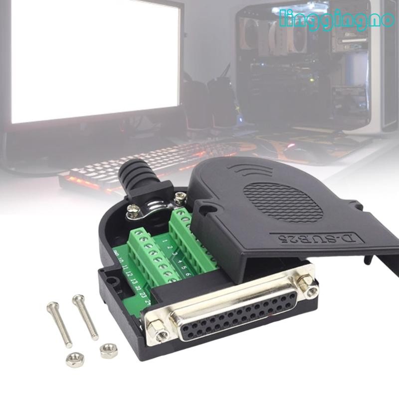 RR DB25 Connectors RS232 Terminal Block Adapter Module D-SUB 25-pin ...