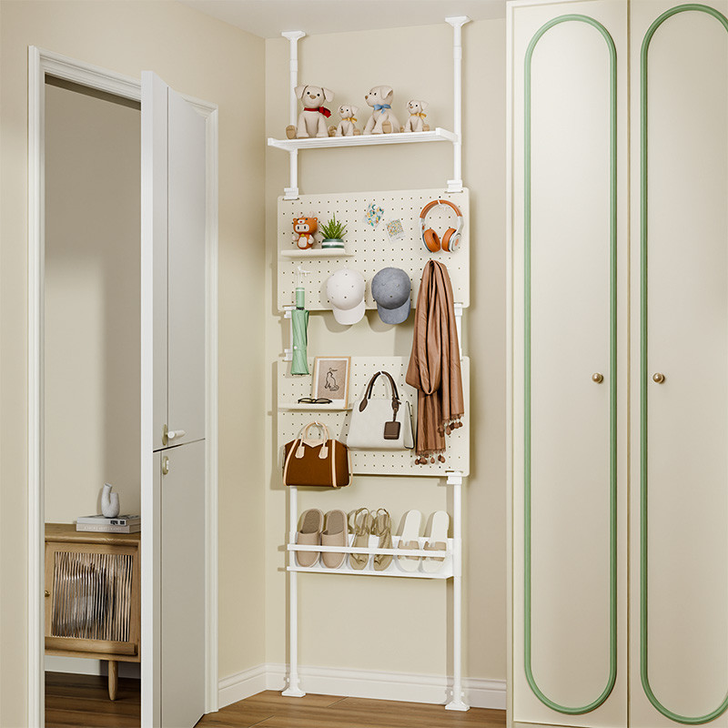 behind door rack storage shelf,clothes hanger shoe rack multi-function ...