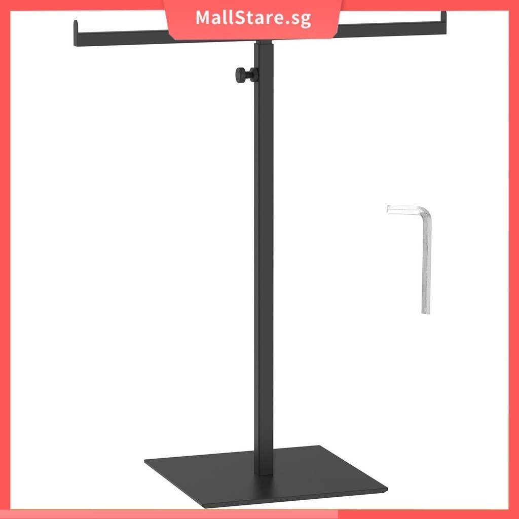 Purse Display Stand Adjustable Handbag Rack Double Hook Holder Necklace ...
