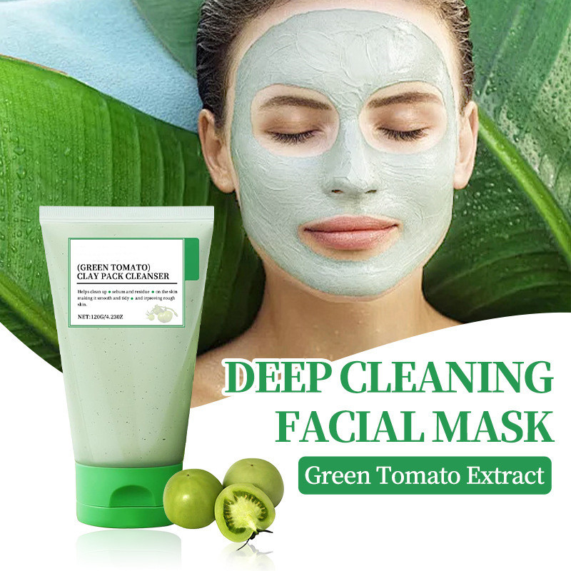 YILEST Green Tomato Clay Mask 120g Deep Cleansing Moisturizing Oil ...