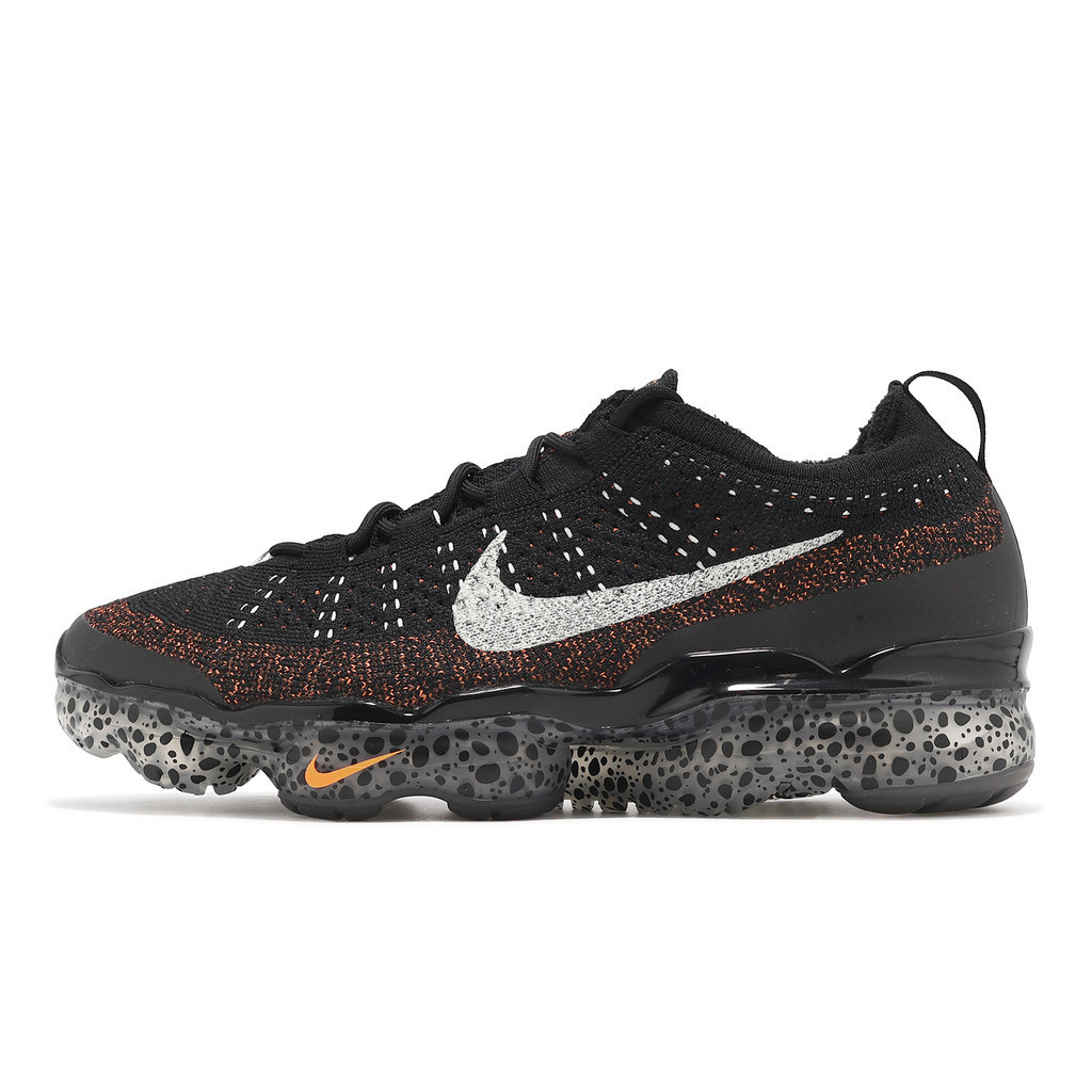 Nike Casual Shoes Air VaporMax 2023 FK Safari Men s Black Orange Full Cushion Woven FZ2519 001 Shopee Singapore