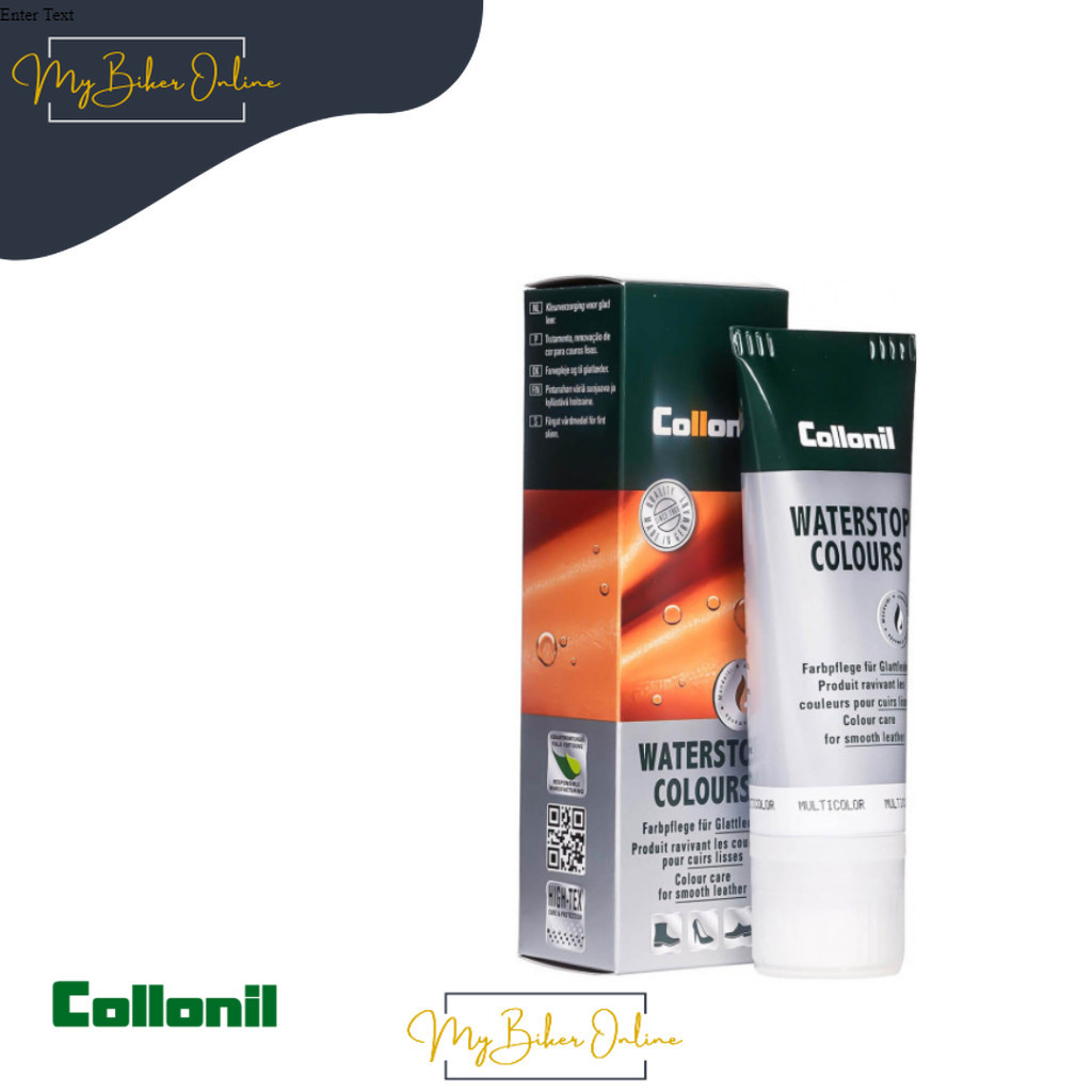 Crema de pantofi cu ulei de migdale Collonil Waterstop Colours, 75 ml