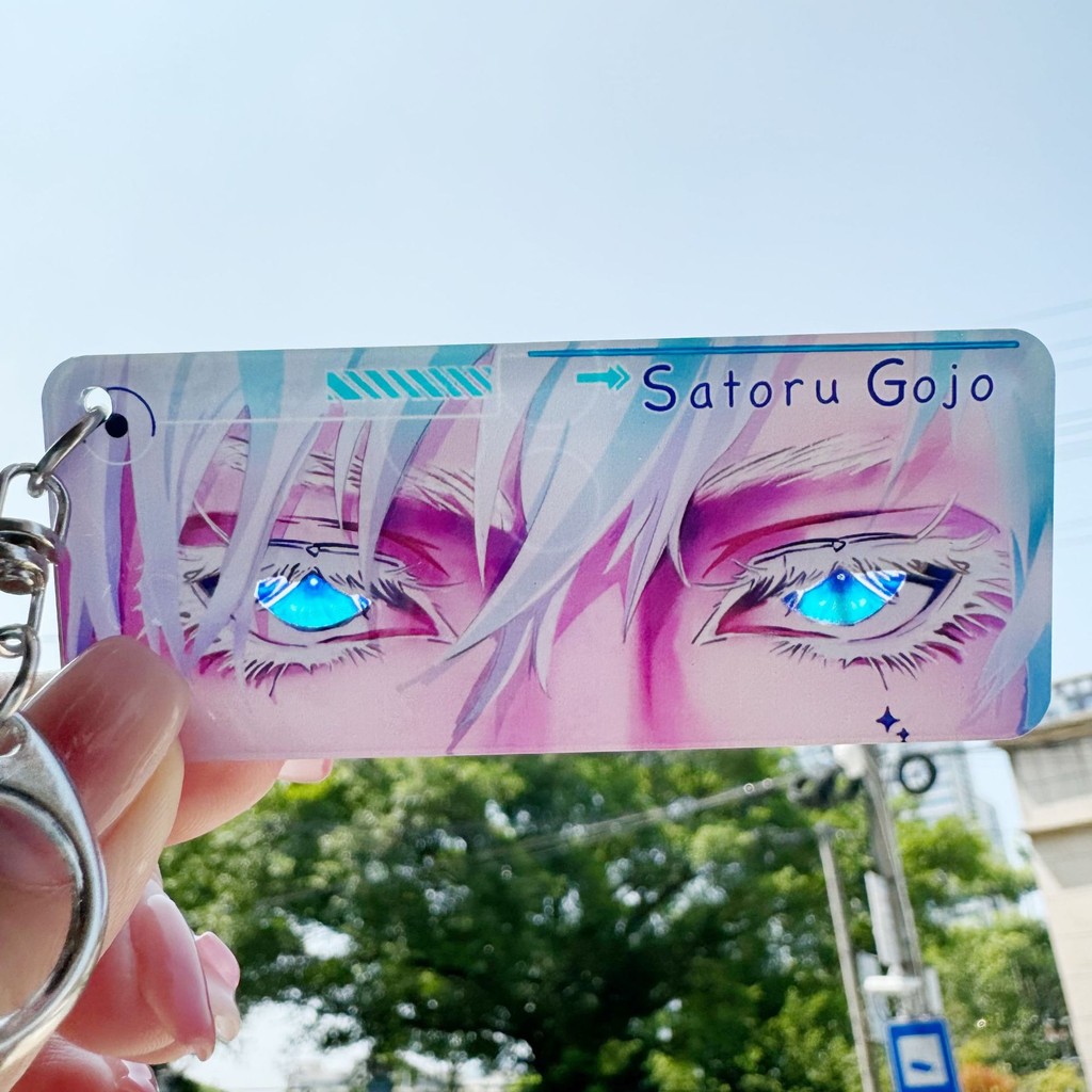 Jujutsu Kaisen Acrylic Keychain Gojo Satoru Sky Eye Transparent ...